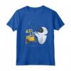 HapTiger Pixar Wall-E & Eve Sparks Fly Portrait Maglietta - Officially Licensed Pixar Apparel for Fans