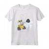 HapTiger Pixar Wall-E & Eve Sparks Fly Portrait Maglietta - Officially Licensed Pixar Apparel for Fans