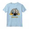 HapTiger Mugman Circle Shadow Profile Vintage Maglietta - Officially Licensed Apparel for Collectors - Retro Design