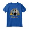 HapTiger Mugman Circle Shadow Profile Vintage Maglietta - Officially Licensed Apparel for Collectors - Retro Design