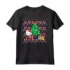 Hello Kitty Albero di Natale - Maglietta di Celebrazione con Licenza Ufficiale HapTiger - Perfetto per gli Appassionati di Hello Kitty