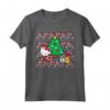 Hello Kitty Albero di Natale - Maglietta di Celebrazione con Licenza Ufficiale HapTiger - Perfetto per gli Appassionati di Hello Kitty