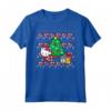 Hello Kitty Albero di Natale - Maglietta di Celebrazione con Licenza Ufficiale HapTiger - Perfetto per gli Appassionati di Hello Kitty