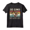 Se Gino non può aggiustarlo nessuno può farlo Maglietta - Idea Regalo Nonno Divertente per Festa del Papà o Compleanno