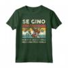 Se Gino non può aggiustarlo nessuno può farlo Maglietta - Idea Regalo Nonno Divertente per Festa del Papà o Compleanno
