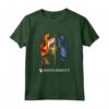 HapTiger X Fire and Ice Maglietta - Officially Licensed T-shirt with Raiden, Scorpion, Liu Kang, and Sub-Zero - Finish Him!