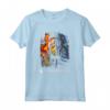 HapTiger X Fire and Ice Maglietta - Officially Licensed T-shirt with Raiden, Scorpion, Liu Kang, and Sub-Zero - Finish Him!