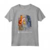 HapTiger X Fire and Ice Maglietta - Officially Licensed T-shirt with Raiden, Scorpion, Liu Kang, and Sub-Zero - Finish Him!