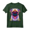 Carlino Pop Art Ritratto Colorato - Maglietta per Amanti dei Cani - Regalo per Proprietari di Cani e Allevatori