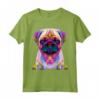 Carlino Pop Art Ritratto Colorato - Maglietta per Amanti dei Cani - Regalo per Proprietari di Cani e Allevatori