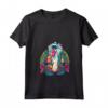 HapTiger Lion King Rafiki Meditation Maglietta con Collo a V - Maglietta Ufficiale Il Re Leone - Ideale per gli Amanti della Meditazione