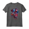 HapTiger Spider-Man: Miles Morales Game Digital Neon Maglietta - Official Gamerverse T-Shirts for Boys, Girls, Men, and Women