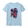HapTiger Spider-Man: Miles Morales Game Digital Neon Maglietta - Official Gamerverse T-Shirts for Boys, Girls, Men, and Women