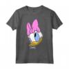 HapTiger Daisy Duck Big Face Signature Maglietta - Official Disney Apparel 19DNMC00001A-001