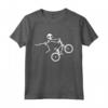 Skeleton BMX T-Shirt per Uomo e Ragazzo - Maglietta Scheletro BMX - Regalo Ideale per Natale o Compleanno
