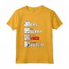Eat Sleep Yaoi Repeat - Yaoi Anime Boy Love Fujoshi Maglietta - Ideal for Manga and Anime Lovers