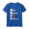 Eat Sleep Yaoi Repeat - Yaoi Anime Boy Love Fujoshi Maglietta - Ideal for Manga and Anime Lovers