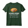 Funny Doner Kebab Lover Gift - Doner Kebabs Make Me Happy Maglietta for Middle Eastern Cuisine Enthusiasts - Ideal for Birthdays or Christmas