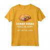 Funny Doner Kebab Lover Gift - Doner Kebabs Make Me Happy Maglietta for Middle Eastern Cuisine Enthusiasts - Ideal for Birthdays or Christmas
