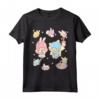 Little Twin Stars - Coniglietti con Uova di Pasqua Maglietta - Licenza Ufficiale HapTiger Apparel per Appassionati
