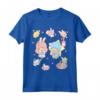 Little Twin Stars - Coniglietti con Uova di Pasqua Maglietta - Licenza Ufficiale HapTiger Apparel per Appassionati