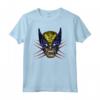 HapTiger X-Men Wolverine Classic Retro Color Pop Face Maglietta - Officially Licensed Apparel for Marvel Fans
