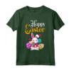 Buona Pasqua per Ragazze e Donne - Maglietta Happy Easter con Coniglietto Pasquale - Abbigliamento Pasquale per Caccia alle Uova