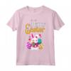 Buona Pasqua per Ragazze e Donne - Maglietta Happy Easter con Coniglietto Pasquale - Abbigliamento Pasquale per Caccia alle Uova