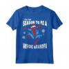 HapTiger Spider-Man Season To Be A Heroic Grandpa Maglietta - Official Marvel Apparel for Grandpa - Perfect Gift for Marvel Fans