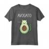 Avogato Divertente Hola Retro Cat Avocado Cinco De Mayo Maglietta - Regalo Unico per Feste come Natale e Compleanni