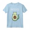 Avogato Divertente Hola Retro Cat Avocado Cinco De Mayo Maglietta - Regalo Unico per Feste come Natale e Compleanni
