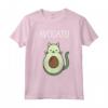 Avogato Divertente Hola Retro Cat Avocado Cinco De Mayo Maglietta - Regalo Unico per Feste come Natale e Compleanni