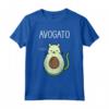 Avogato Divertente Hola Retro Cat Avocado Cinco De Mayo Maglietta - Regalo Unico per Feste come Natale e Compleanni