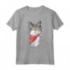 Gatto Tshirt per Donne e Ragazze - Regalo Gatto Maglietta - Vestiti Unici con Tema Gatto Ideali per Compleanno o Natale
