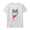 Gatto Tshirt per Donne e Ragazze - Regalo Gatto Maglietta - Vestiti Unici con Tema Gatto Ideali per Compleanno o Natale