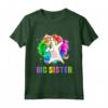 Grande Sorella Unicorno Maglietta - Regalo per la Promozione a Sorella Maggiore - La Migliore Sorella del Mondo