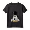 HapTiger DuckTales Scrooge McDuck Big Face Maglietta con Collo a V - Licenza Ufficiale - In Ricchezza e Avventure con lo Zio Paperone
