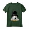 HapTiger DuckTales Scrooge McDuck Big Face Maglietta con Collo a V - Licenza Ufficiale - In Ricchezza e Avventure con lo Zio Paperone