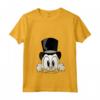HapTiger DuckTales Scrooge McDuck Big Face Maglietta con Collo a V - Licenza Ufficiale - In Ricchezza e Avventure con lo Zio Paperone