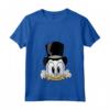 HapTiger DuckTales Scrooge McDuck Big Face Maglietta con Collo a V - Licenza Ufficiale - In Ricchezza e Avventure con lo Zio Paperone