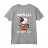 Kawaii Ramen Neko Japanese Noodle Anime Romantic Maglietta - Cute Cats Lover Tee for Otaku - Buy Online
