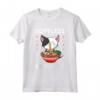 Kawaii Ramen Neko Japanese Noodle Anime Romantic Maglietta - Cute Cats Lover Tee for Otaku - Buy Online