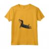 Donna Yoga Bassotto Tedesco Cane Maglietta con Collo a V - Regalo per Amanti dei Cani - Design Dachshund