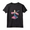HapTiger Mulan First Cut Watercolor Pose Maglietta - Officially Licensed Disney Apparel - Unique Watercolor Mulan Tee