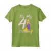HapTiger Tangled Rapunzel It's My Fourth Birthday Maglietta - Official Princess Rapunzel Apparel for Boys and Girls - Perfect Birthday Gift