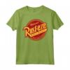 Officially Licensed HapTiger Pixar Cars Rust-eze Logo Lightning McQueen Maglietta - Vintage Car Birthday Shirt - 17PXCT00018A-001