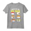 My Six Pack - Sushi Lover Foodie Maglietta per Amanti del Sushi - Regalo per Appassionati di Cibo Giapponese