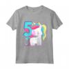 Bambino Unicorno dell'5° Compleanno - Maglietta Carina per Bambine di 5 Anni - Idea Regalo Compleanno