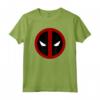 HapTiger Deadpool Large Circle Logo Maglietta - Officially Licensed Marvel Apparel for Fans - Buy Online Now