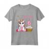 Bambino Unicorno Ragazza Sono 6 Anni Compleanno Maglietta - Idea Regalo per Bambina che Ama gli Unicorni